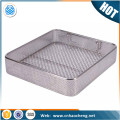 Stainless steel sterilization wire mesh instruments trays for surgical